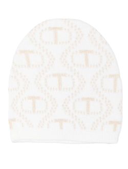 TWINSET Oval T-jacquard beanie