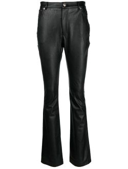 TWINSET high-rise flared trousers