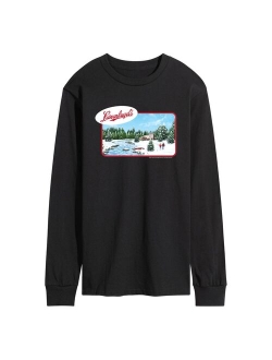 licensed character Men's Leinenkugels Vanilla Porter Long Sleeve Graphic Tee