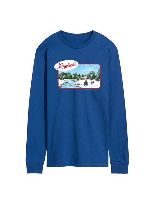 licensed character Men's Leinenkugels Vanilla Porter Long Sleeve Graphic Tee