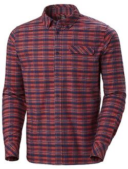 62923_101 Men's Classic Flannel Check Long Sleeve Shirt