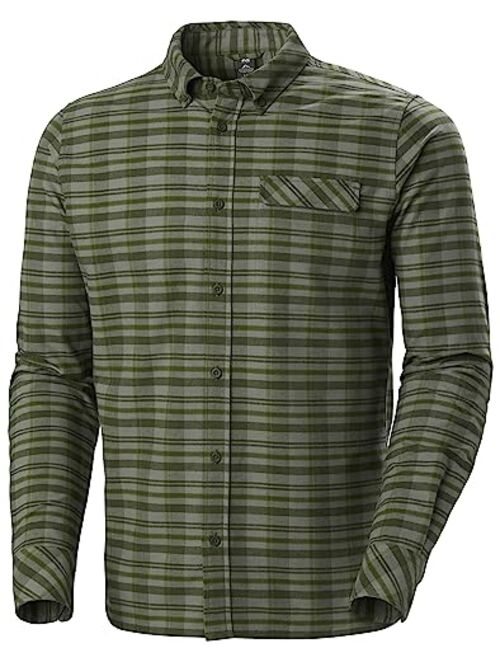 Helly Hansen 62923_101 Men's Classic Flannel Check Long Sleeve Shirt