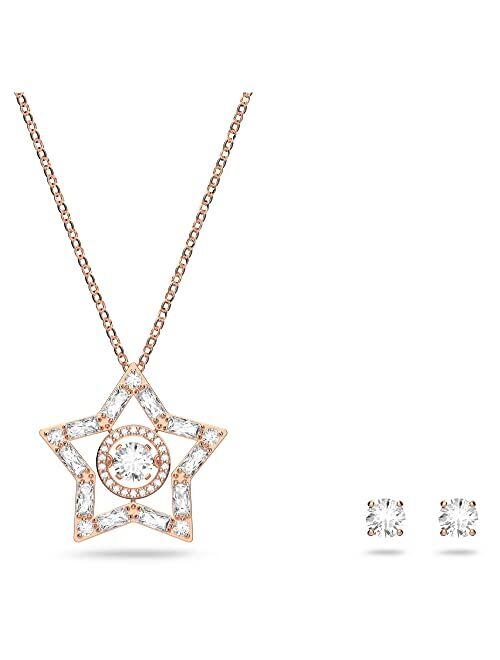 Swarovski Crystal Jewelry Set Collection, featuring Necklaces and Earrings