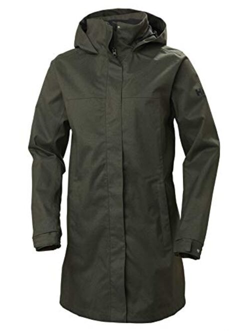 Helly Hansen 62648 Women's Aden Waterproof Breathable Hooded Long Rain Jacket