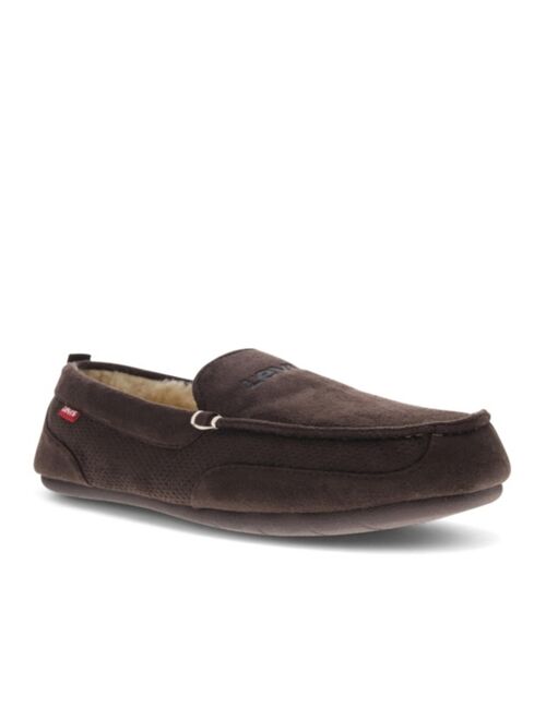 LEVI'S Men's Harlin 2 Memory Foam Moccasin Slippers