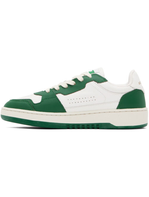 AXEL ARIGATO White & Green Dice Lo Sneakers