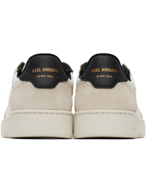 AXEL ARIGATO White & Beige Dice Lo Sneakers