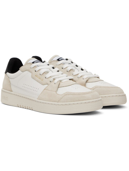 AXEL ARIGATO White & Beige Dice Lo Sneakers