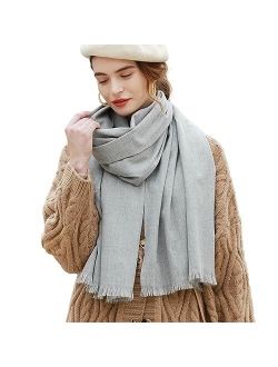 RIIQIICHY Pashmina Shawl Wraps for Women Scarf for Wedding Large Winter Scarves Soft Shawls and Wraps for Evening Dresses