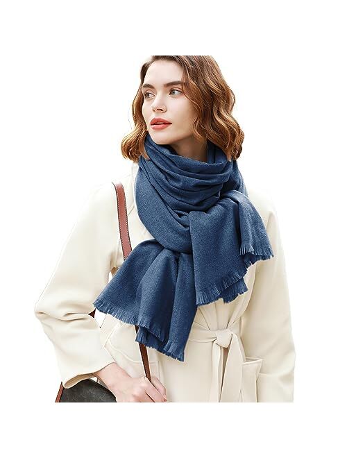 RIIQIICHY Pashmina Shawl Wraps for Women Scarf for Wedding Large Winter Scarves Soft Shawls and Wraps for Evening Dresses