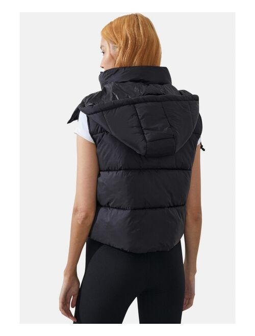 COTTON ON Women's The Mother Hooded Puffer Vest 2.0 Jacket