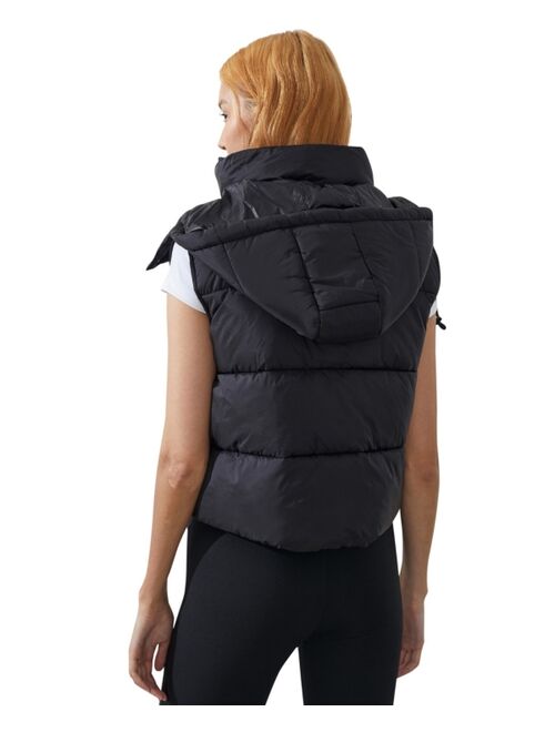 COTTON ON Women's The Mother Hooded Puffer Vest 2.0 Jacket