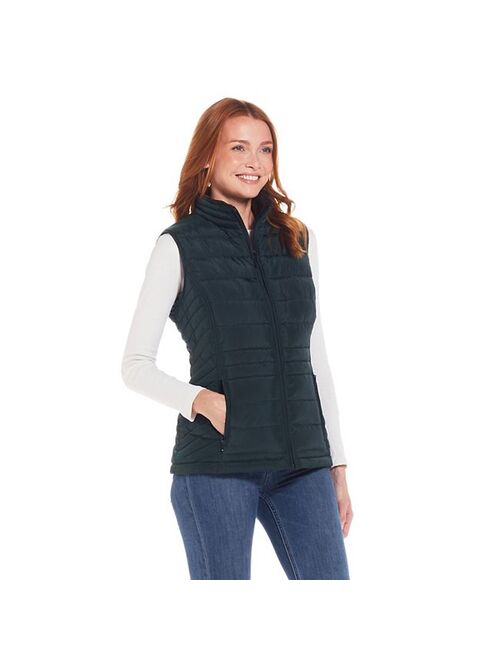 Women's Weathercast Plush Lined Puffer Vest