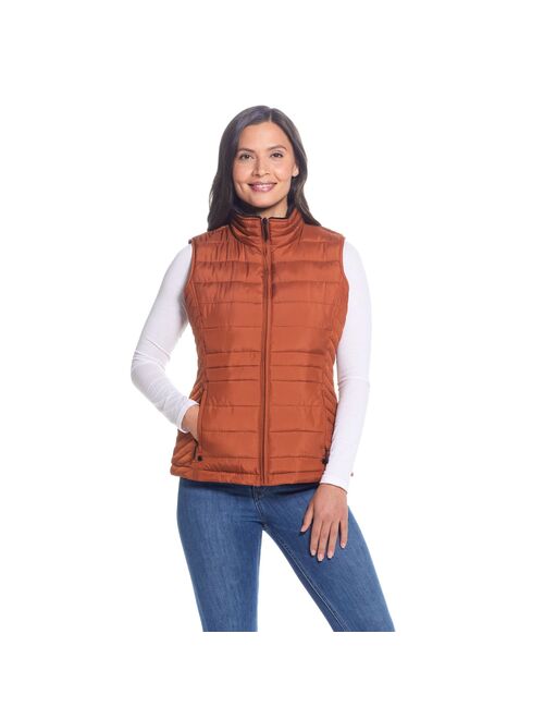 Women's Weathercast Plush Lined Puffer Vest