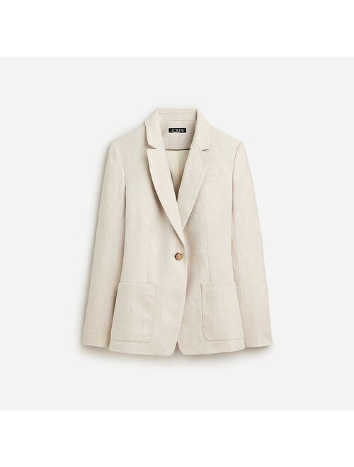 Helena blazer in stretch linen blend