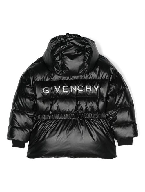 Givenchy Kids logo-print puffer jacket