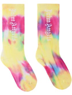 Kids Multicolor Tie Dye Socks