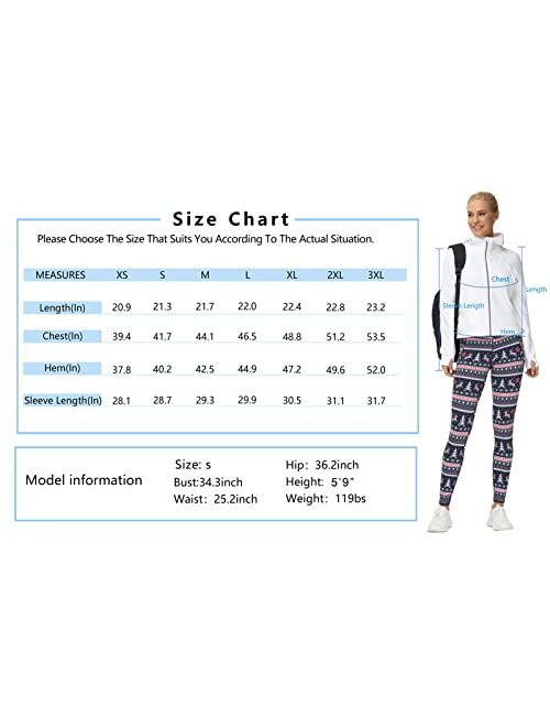 THE GYM PEOPLE Women's Full-Zip Up Hoodies Jacket Fleece Workout Crop Tops Sweatshirts with Pockets Thumb Hole