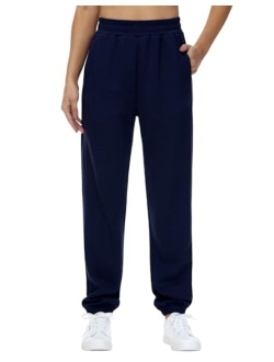 Women's Baggy Cinch Bottom Sweatpants Lightweight Workout Joggers Pants with Pockets