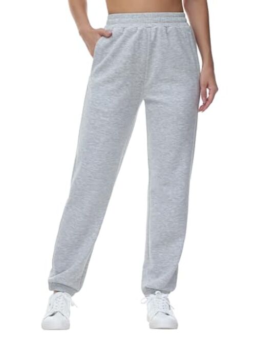 THE GYM PEOPLE Women's Baggy Cinch Bottom Sweatpants Lightweight Workout Joggers Pants with Pockets