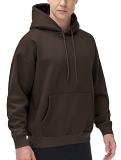 Men's Fleece Pullover Hoodie Loose Fit Ultra Soft Hooded Sweatshirt With Pockets