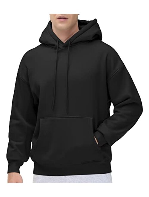 THE GYM PEOPLE Men's Fleece Pullover Hoodie Loose Fit Ultra Soft Hooded Sweatshirt With Pockets