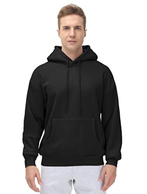 THE GYM PEOPLE Men's Fleece Pullover Hoodie Loose Fit Ultra Soft Hooded Sweatshirt With Pockets