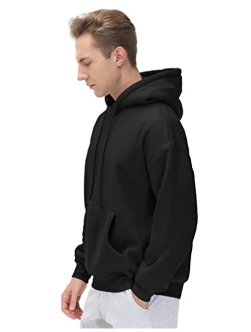 THE GYM PEOPLE Men's Fleece Pullover Hoodie Loose Fit Ultra Soft Hooded Sweatshirt With Pockets