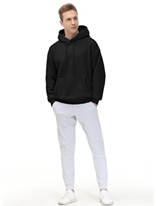 THE GYM PEOPLE Men's Fleece Pullover Hoodie Loose Fit Ultra Soft Hooded Sweatshirt With Pockets