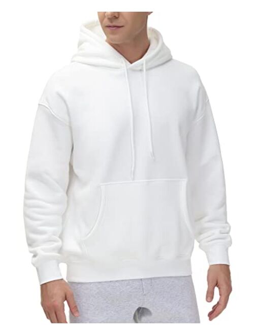 THE GYM PEOPLE Men's Fleece Pullover Hoodie Loose Fit Ultra Soft Hooded Sweatshirt With Pockets