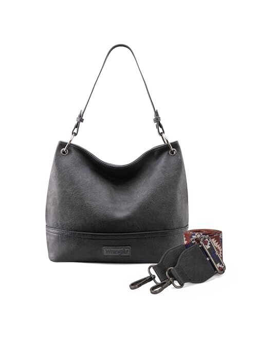 Montana West Wrangler Hobo Bags for Women Vegan Leather Top Handle Shoulder Purses and Handbags