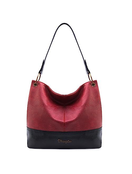 Montana West Wrangler Hobo Bags for Women Vegan Leather Top Handle Shoulder Purses and Handbags