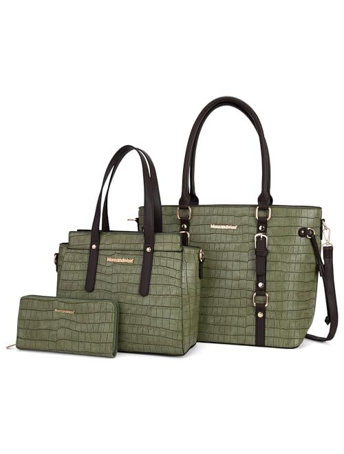 Montana West 3PCS Purses for Women Tote Purse and Wallet Set Shoulder Satchel Bags