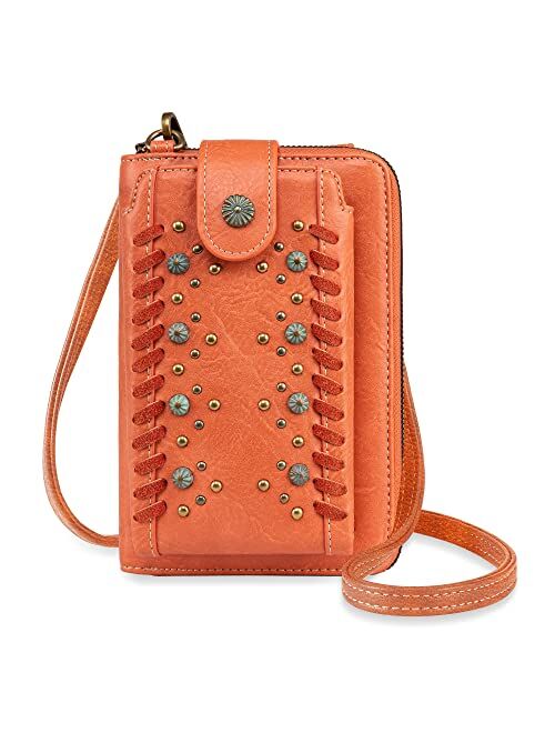 Montana West Small Crossbody Cell Phone Purses for Women Western Cell Phone Wallet Bags Purses and Handbags with Coin Pocket