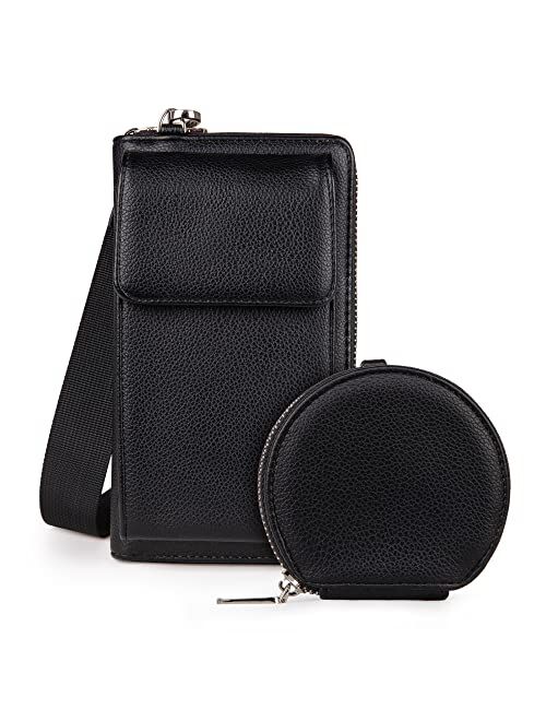 Montana West Small Crossbody Cell Phone Purse for Women RFID Blocking Cellphone Wallet