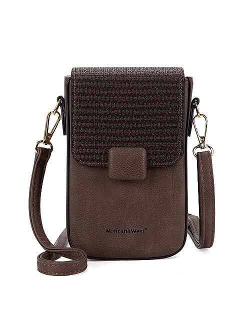 Montana West Small Crossbody Cell Phone Purse for Women RFID Blocking Cellphone Wallet