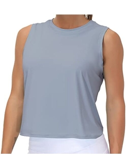 Women's Workout Tops in Ice Silk Quick Dry Sleeveless