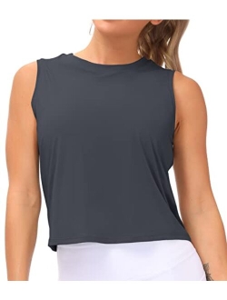 Women's Workout Tops in Ice Silk Quick Dry Sleeveless