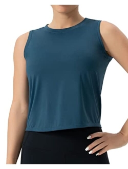 Women's Workout Tops in Ice Silk Quick Dry Sleeveless