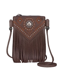 Crossbody Phone Purse for Women Western Designer Handbag with Strap