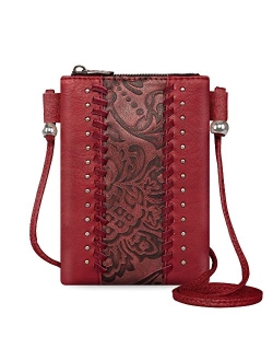 Crossbody Phone Purse for Women Western Designer Handbag with Strap