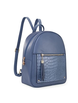 Small Backpack Purse for Women Anti Theft Backpack with Secured Zipper & Tassel