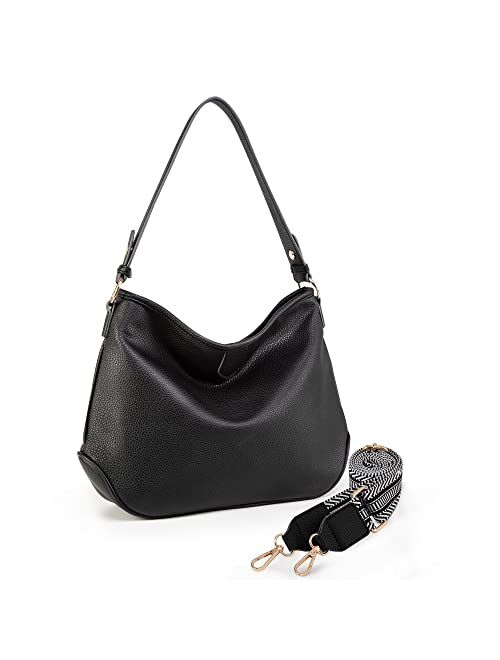 Montana West Hobo Bags Vegan Leather Purses and Handbags for Women Top Handle Shoulder Bags