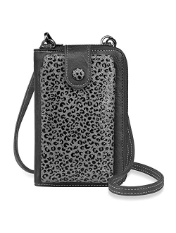 Western Style Small Crossbody Cell Phone Purses for Women Phone Bags Wallet with Coin Pocket