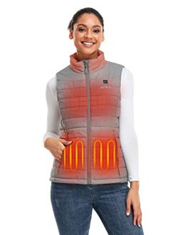 Women's Lightweight Heated Vest with Battery Pack