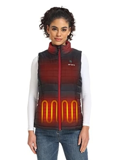 Women's Lightweight Heated Vest with Battery Pack