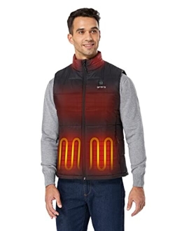 Men's Lightweight Heated Vest with Battery Pack