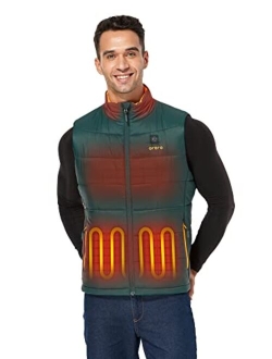 Men's Lightweight Heated Vest with Battery Pack