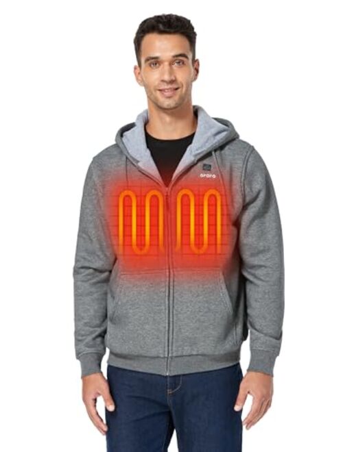 ORORO Heated Hoodie with Battery Pack (Unisex)