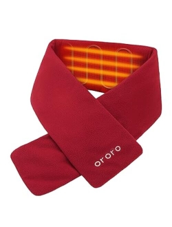 Heated Scarf for Men and Women, Up to 12 Hours of Warmth, Cordless Neck Heating Pad with Rechargeable Battery